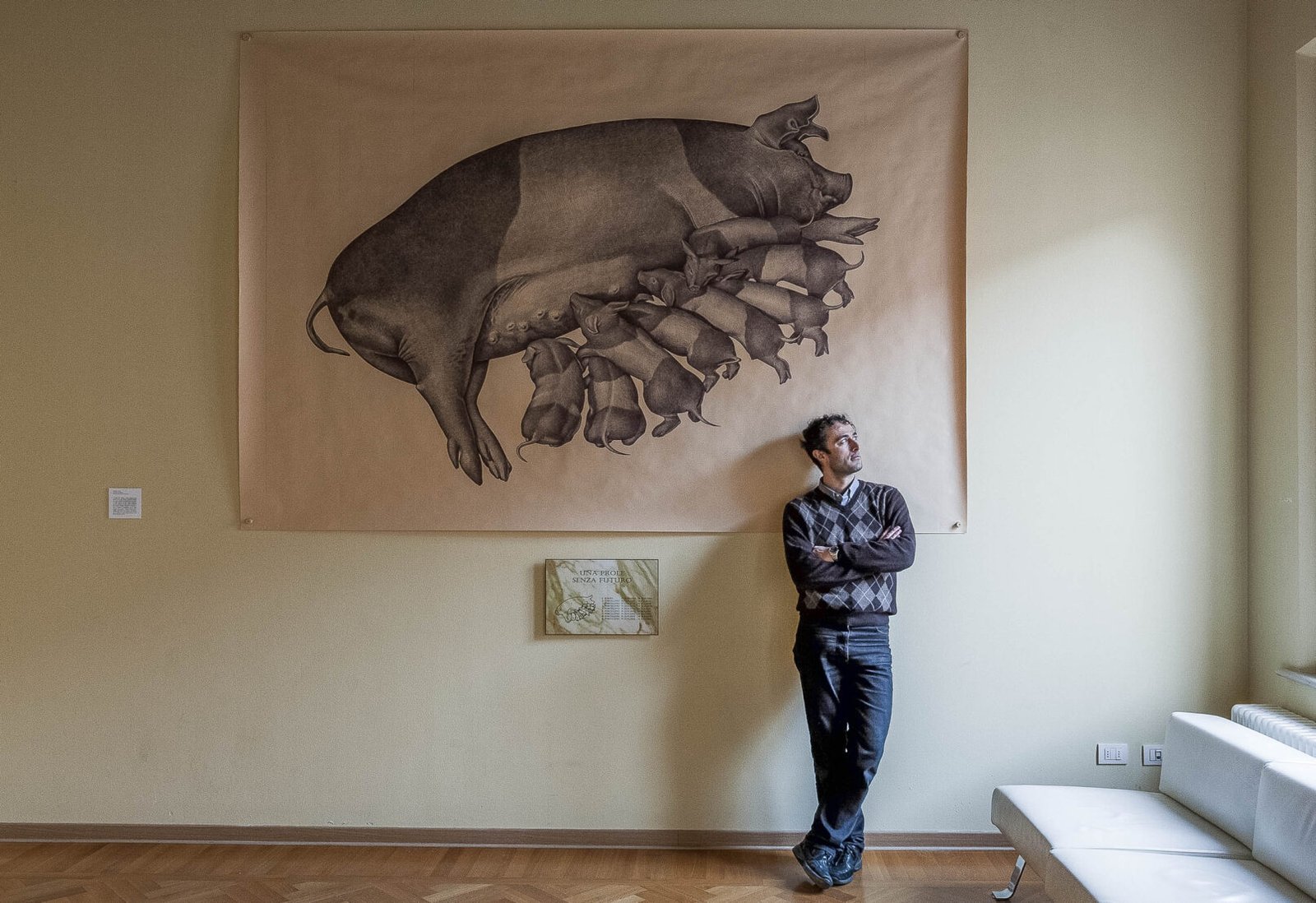 Marcello Carrà alla MLB Home Gallery di Ferrara