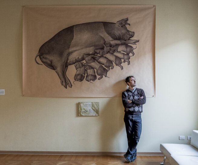 Marcello Carrà alla MLB Home Gallery di Ferrara